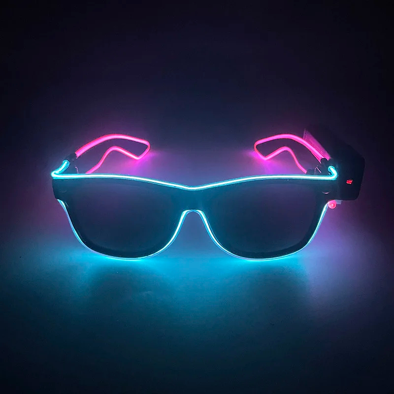Glow In The Dark Party Glasses - Новые стильные беспроводные светящиеся LED-очки с