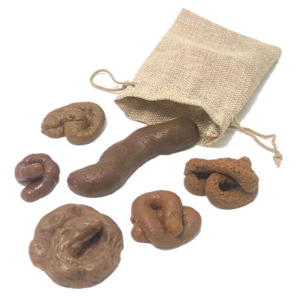 Fake Poop Gag Gift - 6 шт., шуточный гаджет, хлюпающий дурак,