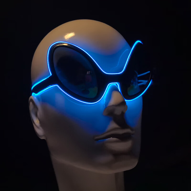 Glow In The Dark Party Glasses - Крутые светодиодные очки Alien, светящиеся ET-очки,
