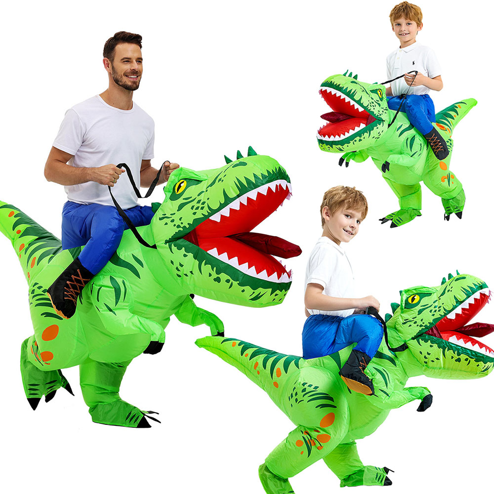 Надувной костюм динозавра для  – обзор и цена Inflatable Dinosaur Costume Adult