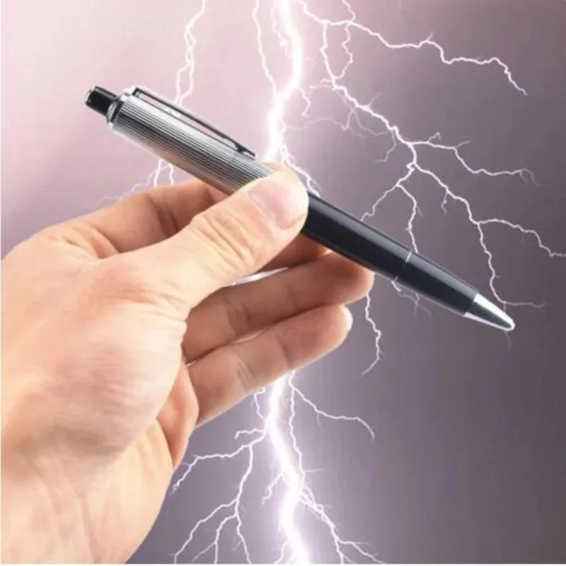 1 шт. Креативная ручка-электро – обзор и цена Shock Pen Prank Toy