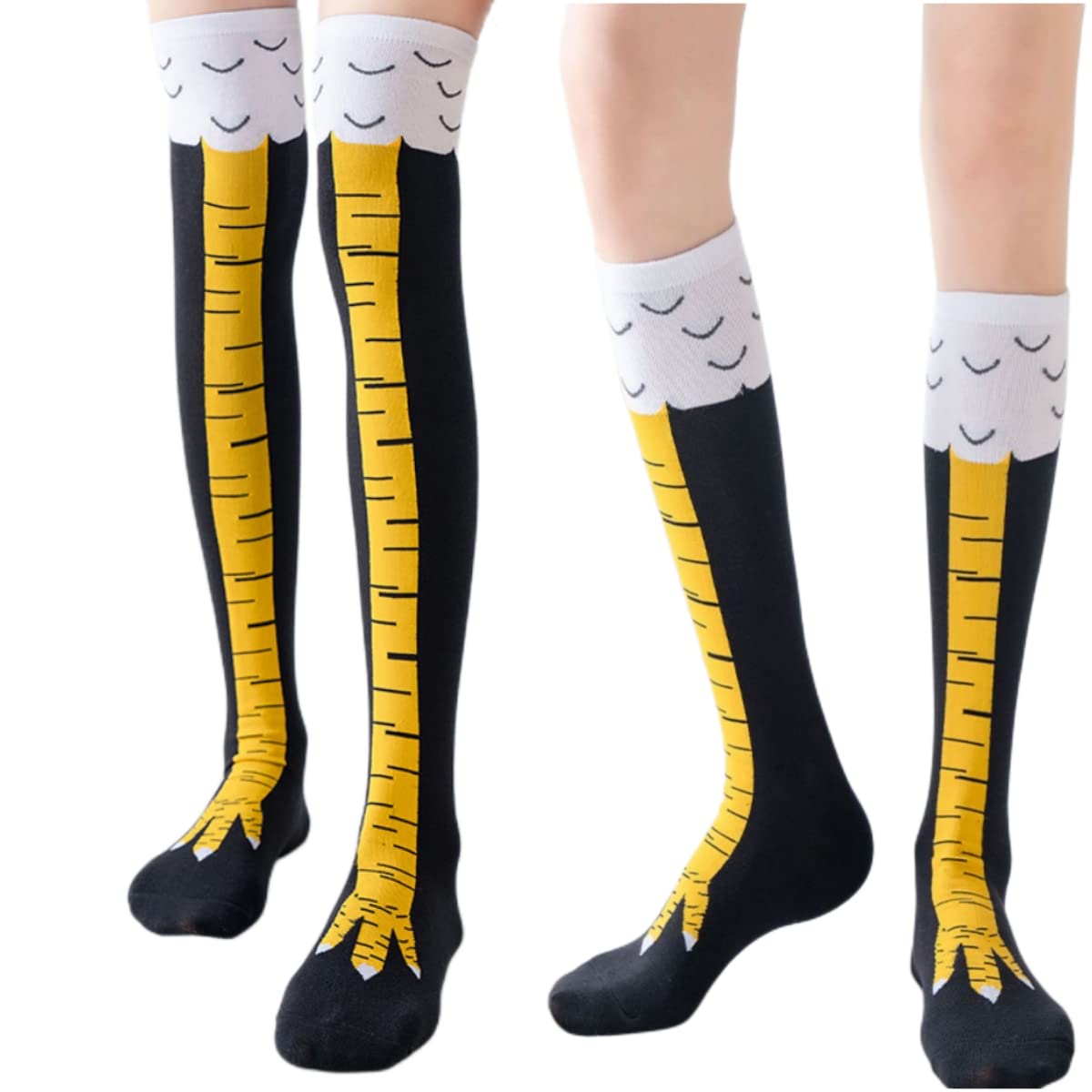 Женские чулки до бедра, длинны – обзор и цена Funny Chicken Leg Socks