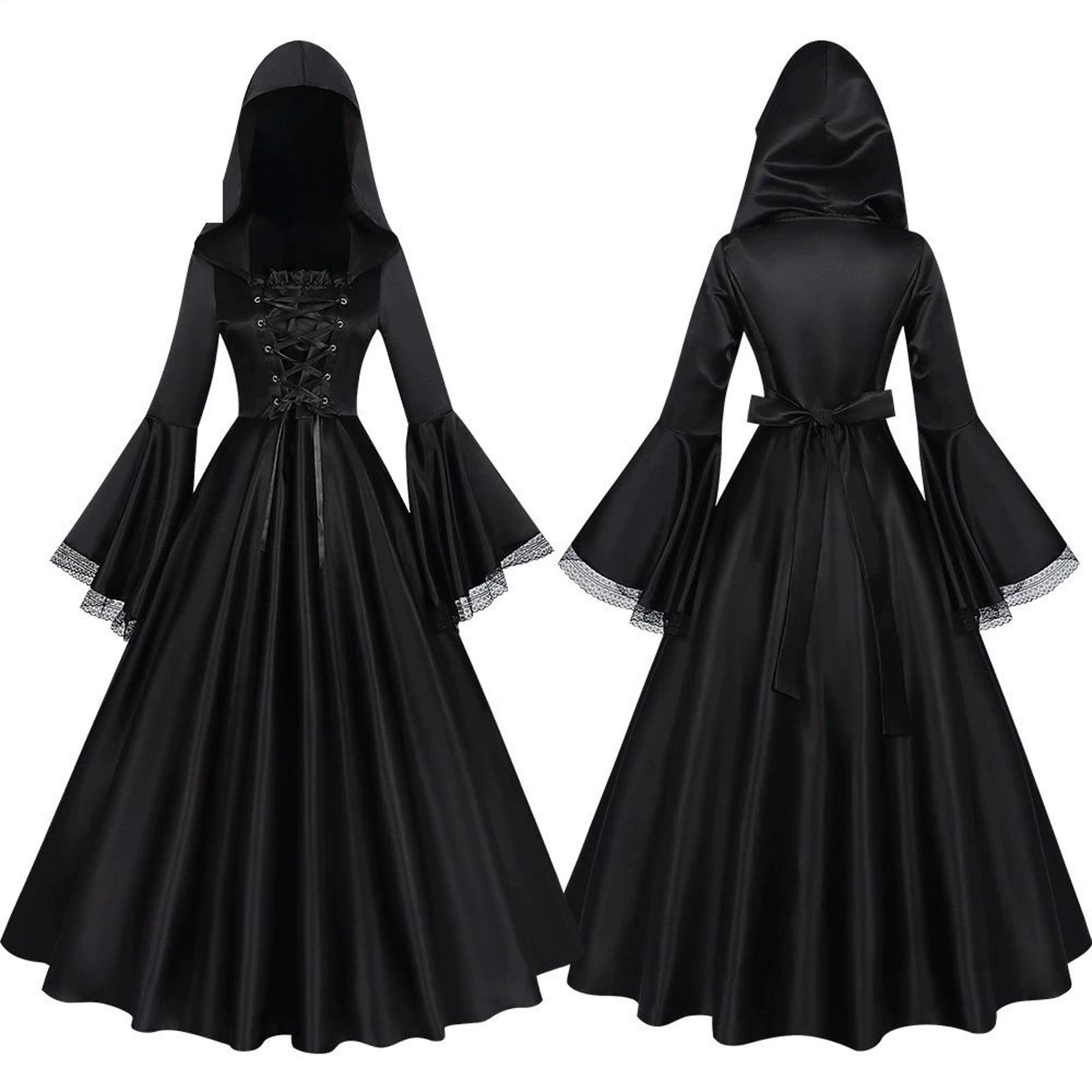 Костюм ведьмы на Хэллоуин, сре – обзор и цена Medieval Renaissance Dress Women