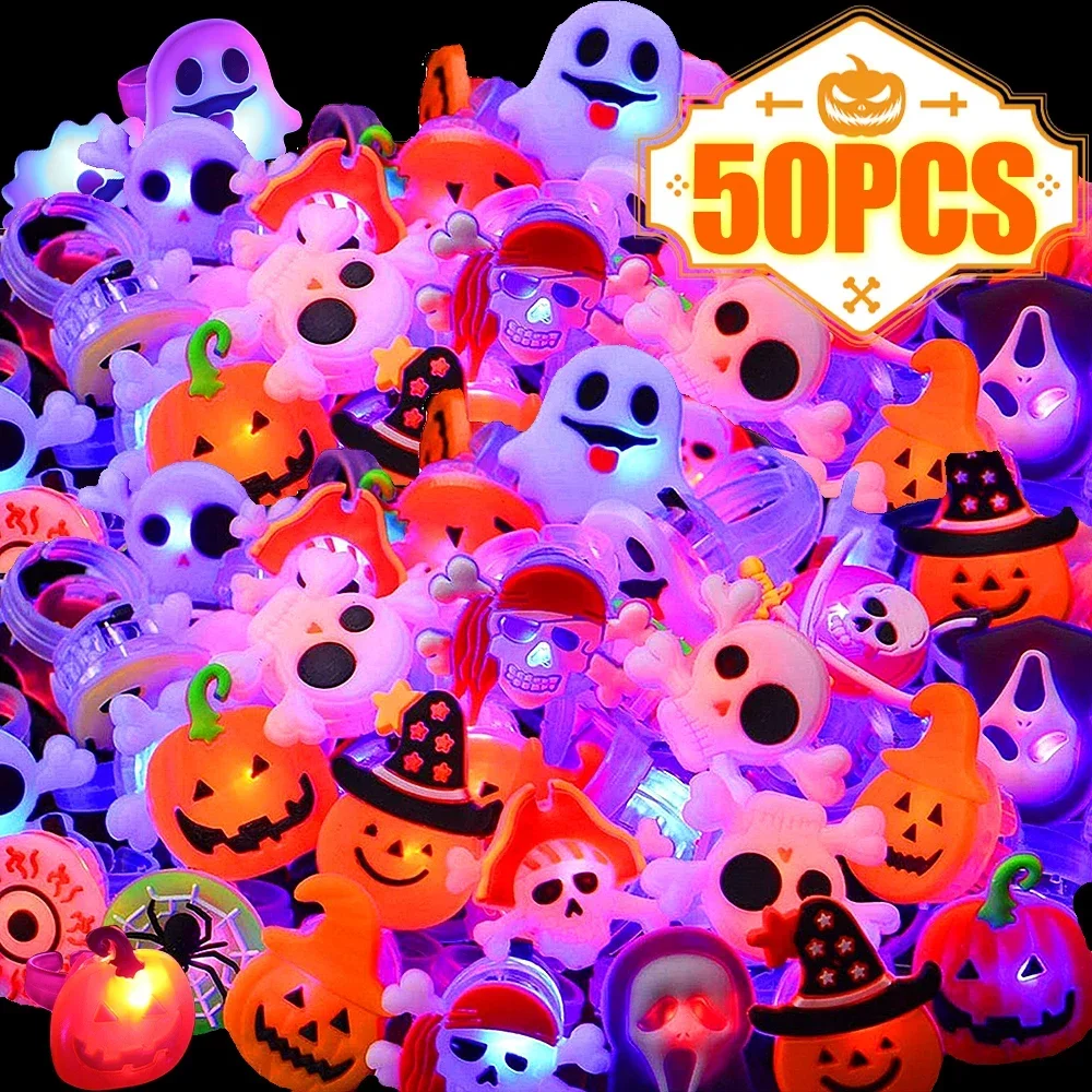 Светящиеся кольца на Хэллоуин, – обзор и цена Glow In The Dark Party Glasses