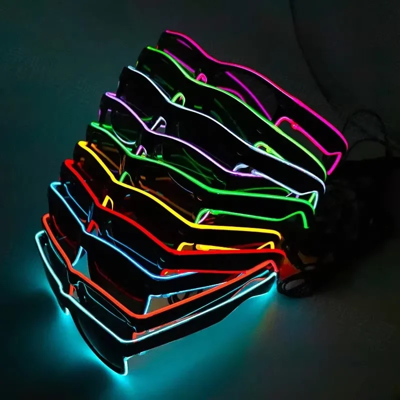 Неоновые светодиодные светящие – обзор и цена Glow In The Dark Party Glasses