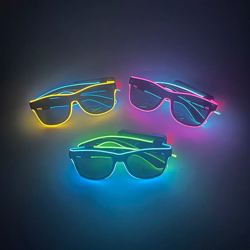 Новые стильные беспроводные св – обзор и цена Glow In The Dark Party Glasses