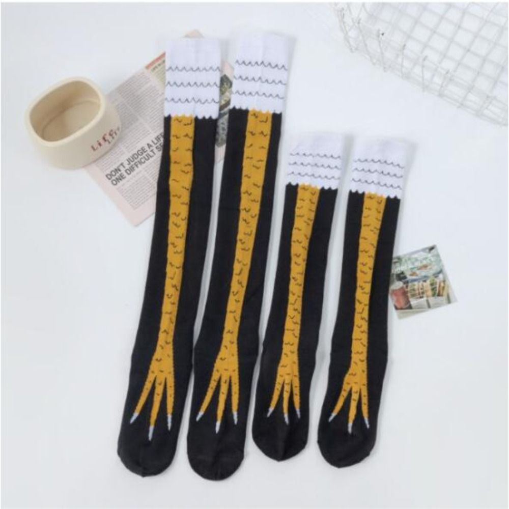 Носки хлопковые высокие компре – обзор и цена Funny Chicken Leg Socks