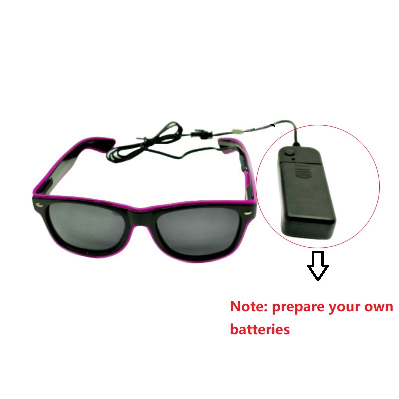 НОВЫЕ светодиодные очки с подс – обзор и цена Glow In The Dark Party Glasses