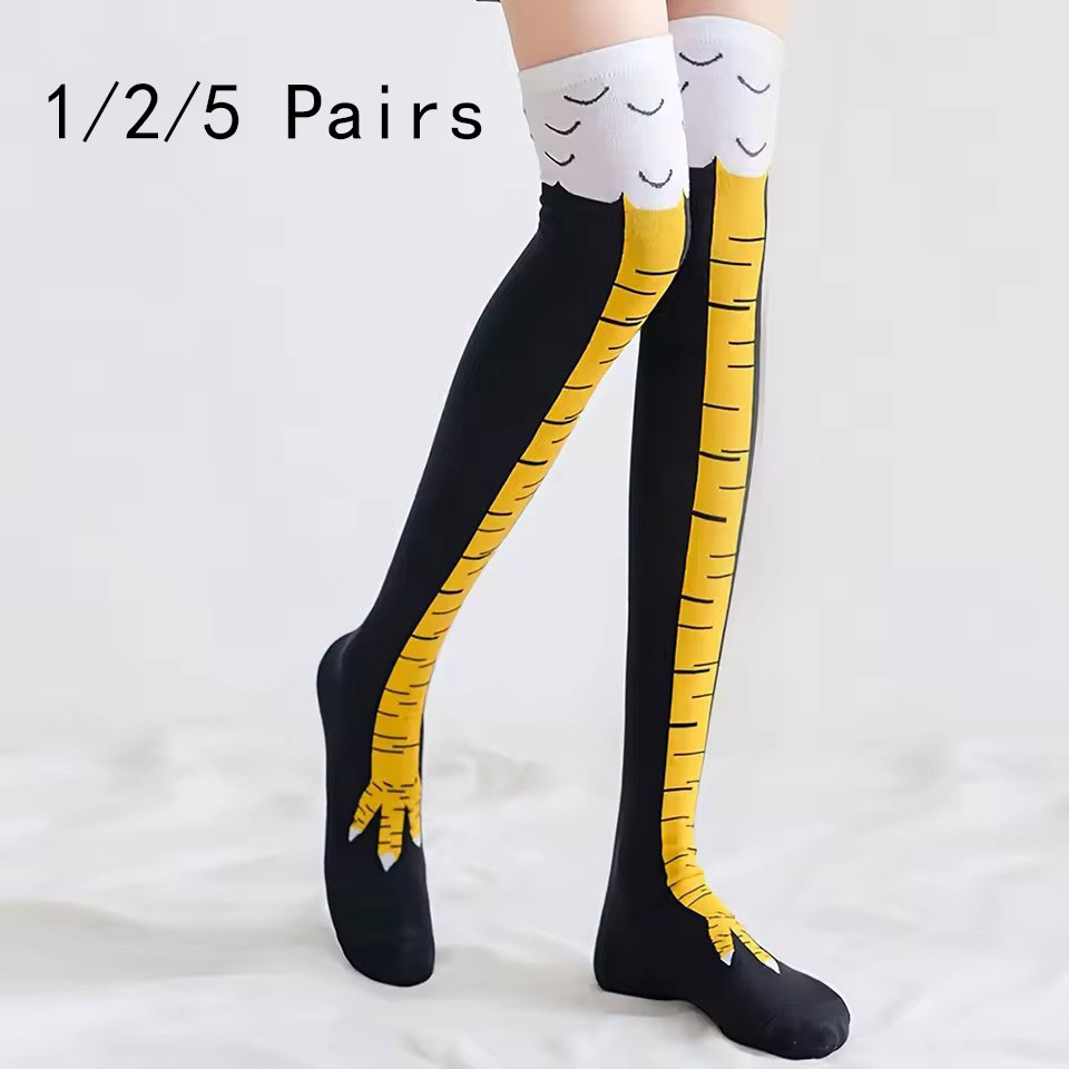 1/2/5/10 пар женских гольфов,  – обзор и цена Funny Chicken Leg Socks