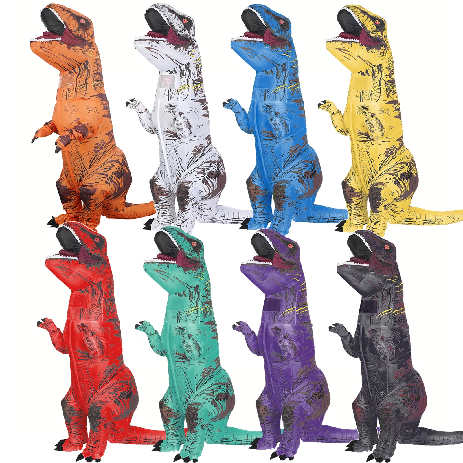 Надувной костюм тираннозавра T – обзор и цена Inflatable Dinosaur Costume Adult