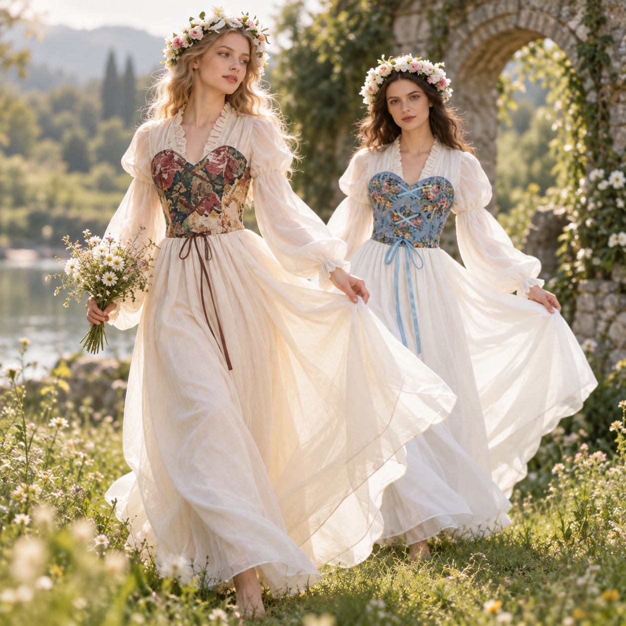 Платье-корсет в стиле Ренессан – обзор и цена Medieval Renaissance Dress Women